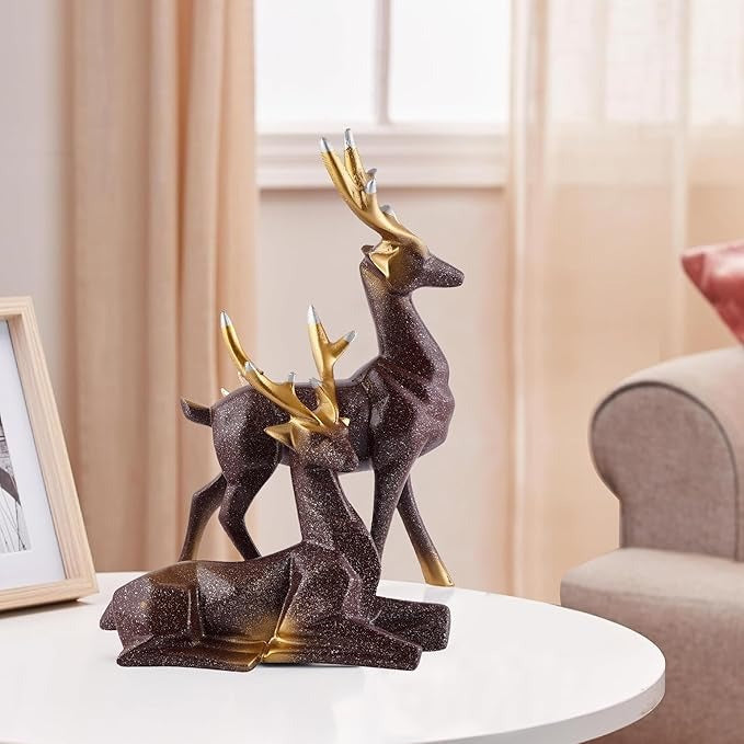 Zart Deer Home Decor showpiece