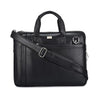 K London 14 Inches Slim Tan Vegan Leather Expandable Unisex Laptop for Men & Women