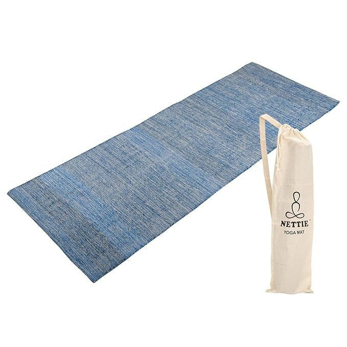 Nettie Handloom Cotton Anti-Skid Yoga Mat Regal Series