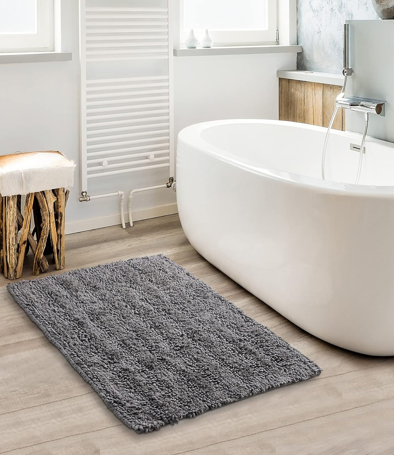 Sashaa World Super Absorbent Non Slip Bathmat For Living Room & Bathroom & Kitchen