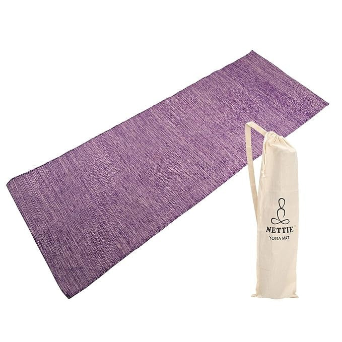 Nettie Handloom Cotton Anti-Skid Yoga Mat Regal Series