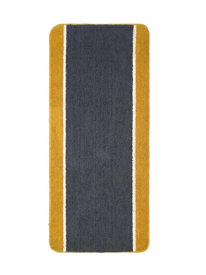 Saral Home Stripe Microfiber Durable & Washable Multipurpose Runner