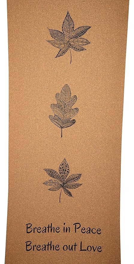 Eco Corner Three Leaves Cork Yoga Mat