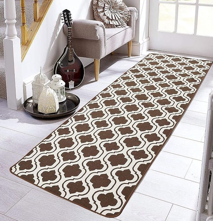Saral Home Soft Cotton Durable & Washable Multipurpose Runner for Home