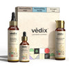 Vedix Ayurvedic Hairfall 3 Pc Kit | Normal/Oily Hair & Scalp - 100 ml+ 100 ml + 40 ml