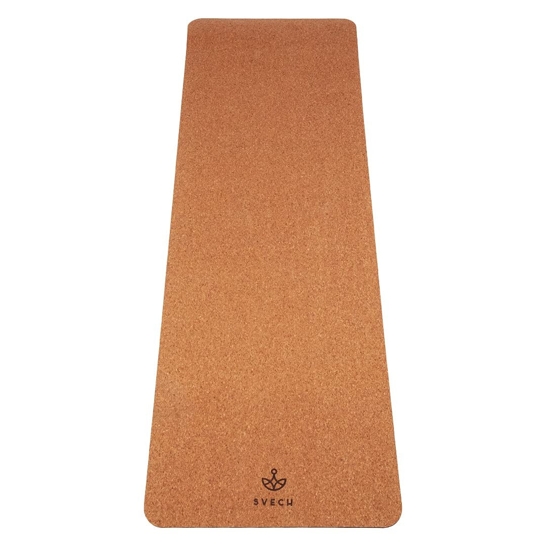Svech Eco Friendly Fitness Workout Thick Tpe Exercise Airy Cork Yoga Mat