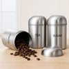Kraft High Dome Stainless Steel Canister Set 2 & 3 Pc