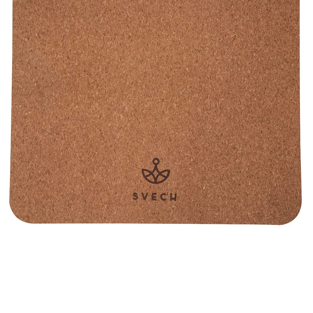 Svech Eco Friendly Fitness Workout Thick Tpe Exercise Airy Cork Yoga Mat