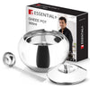 Bergner Essential Plus Stainless Steel 9cm Ghee Pot with Lid and Spoon