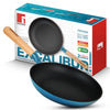 Bergner Excalibur Light Cast Iron 24cm Fry Pan Induction Bottom Blue