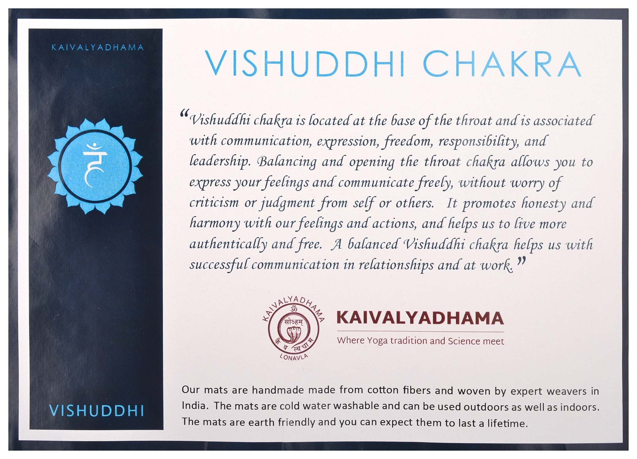 Arka Kaivalyadhama Vishuddhi Chakra Best Yoga Mat