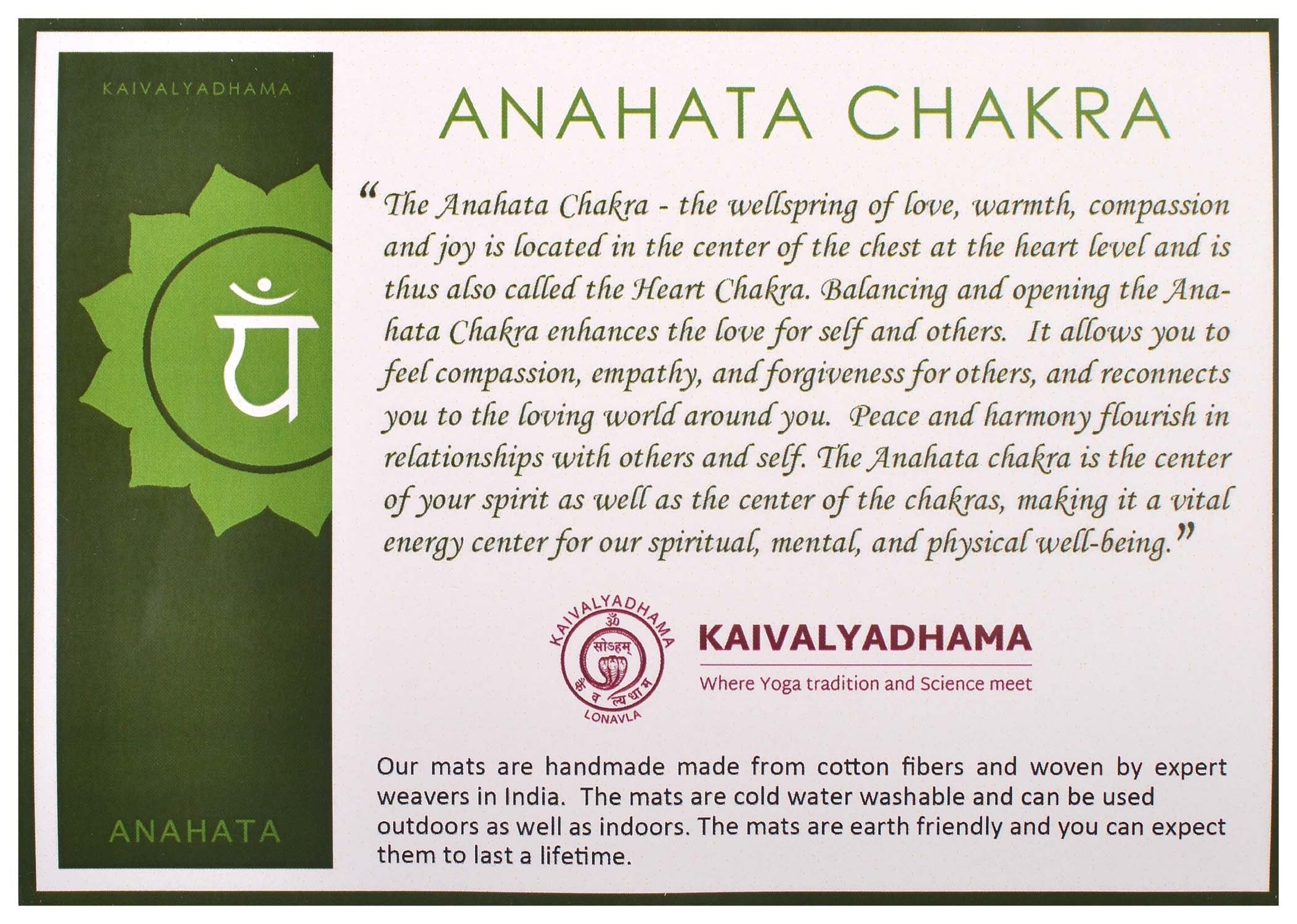 Arka Kaivalyadhama Anahata Chakra Extra Long Yoga Mat