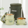 Borosil Lunch Box Set of 3 Tall