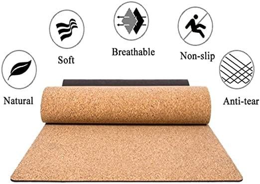 Vedam Born For Comfort Vedam Fitness Non Slip Eva And Organic Cork Yoga Mat