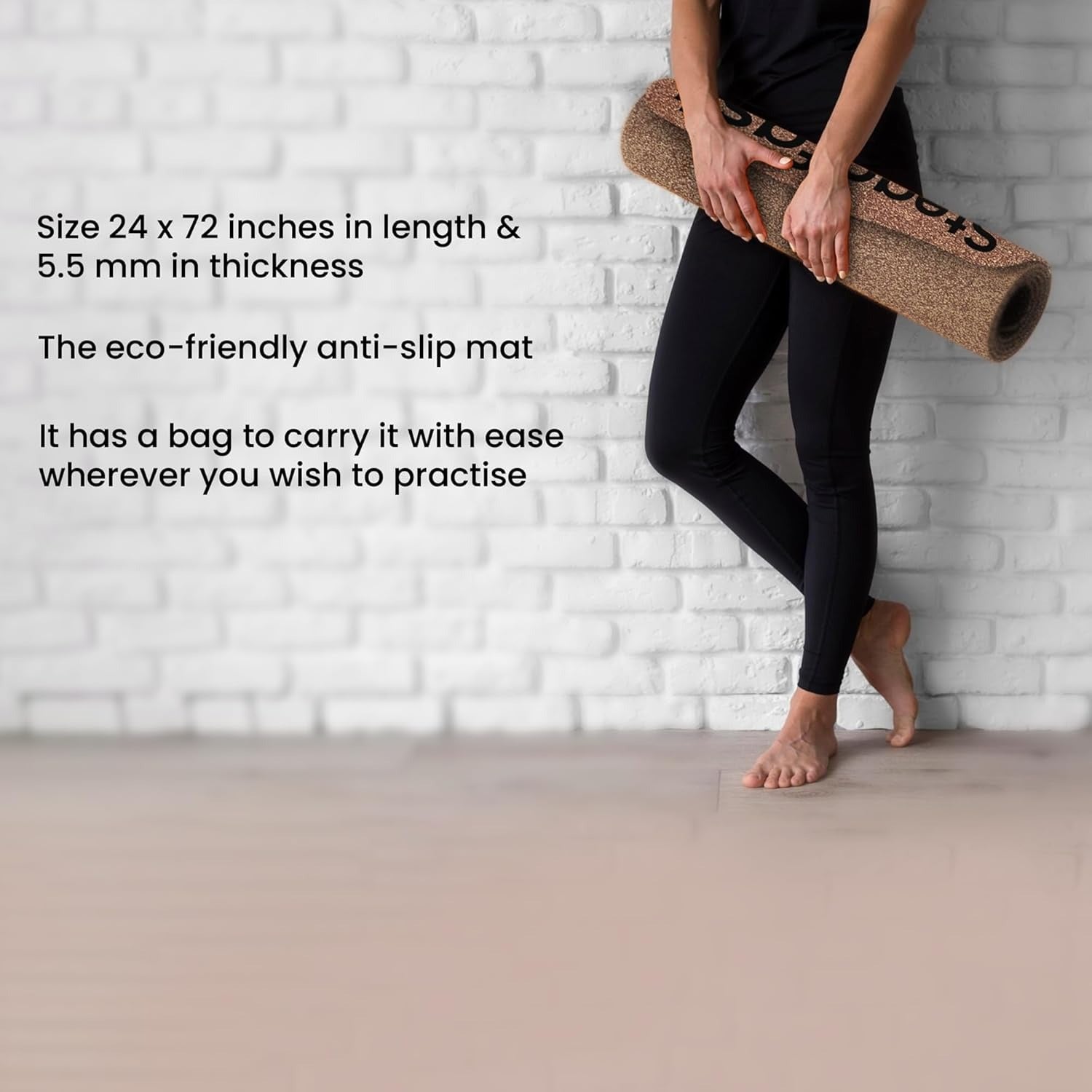 Steadfast Nutrition Premium Cork Yoga Mat