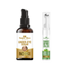 Nature Glow Under Eye Serum + Green Tea Roll On Pack of 2