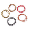 Bronson Professional Elastic Hair Rubber Bands Hair Ties Soft Stretchable Twin Colour 20 Pcs