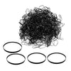 Bronson Professional 100 Pc Rubber Band Soft Smooth Basic Everyday Wear Thin Elastic Black Small