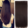 Bronson Professional Clip-In 24 inch Dark Brown Straight Hair Extensions