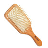 Bronson Professional Paddle Hair Brush Wooden with Bamboo Wood Bristles