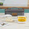 Borosil Pro Glass Lunchbox Square Set of 2 Flat