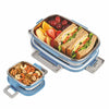 Signoraware Quickmeal Steel Lunch Box Big (900ml + 160ml)