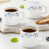 Borosil Larah Opalware Helena Mug Set of 2 (240ml x 2)