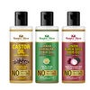 Nature Glow Castor + Bhringraj + Onion Black Seed Oil Pack of 3
