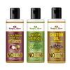 Nature Glow 4-in-1 Hair Oil + Neem Oil + Castor Oil Pack of 3