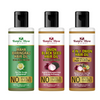 Nature Glow Bhringraj + Black Seed + 4-in-1 Hair Oil Pack of 3