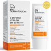 Dermatouch C-Defense SPF 50 PA++ Fluid Sunscreen | Vitamin C | Antioxidant Protection