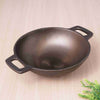 The Indus Valley Super Smooth Cast Iron Kadai Wok Pre-Seasoned Naturally Non-Stick