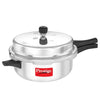 Prestige Popular Virgin Aluminium Senior Deep Pan Pressure Cooker 6L (Silver)