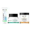 DERMA KR SPF 60 Sunscreen + Clay Pack + Vit C Scrub Pack of 3