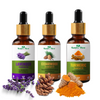 Nature Glow Lavender + Cedarwood + Turmeric Essential Oil Pack of 3 (45ml)