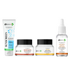 DERMA KR Sunscreen SPF 45 + Repair Cream + Ubtan Pack + Glycolic 7% Pack of 4