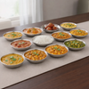 Vinod Stainless Steel Halwa Plate Set of 12 Pieces (12.2cm diameter)