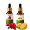 Nature Glow Rose + Orange Essential Oil Pack of 2 (30ml)