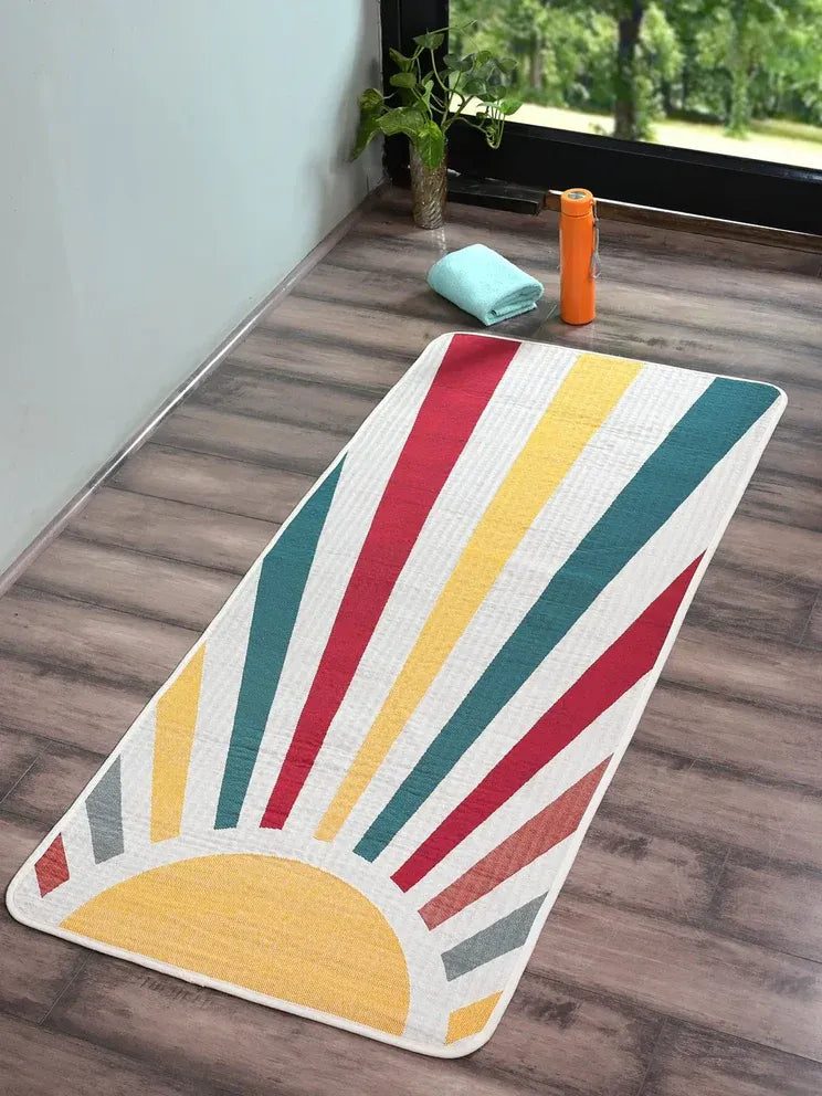 Saral Home Rise Tapestry Anti Slip Yoga Mat