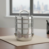Vinod Stainless Steel Lunch Tiffin Set of 4 (7 inch)