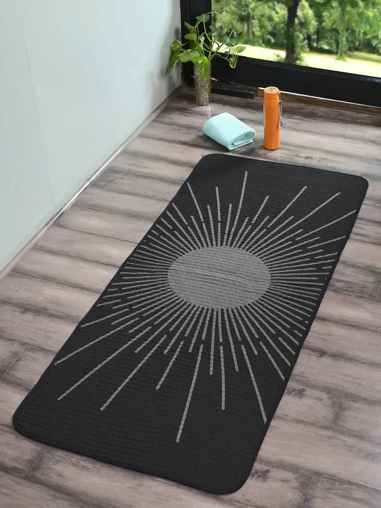 Saral Home Tapestry Sun Anti Slip Yoga Mat