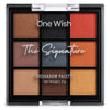 One Wish Espresso Eyeshadow Palette 9g 9-in-1 Shades with Coffee Inspiration Highly Pigmented