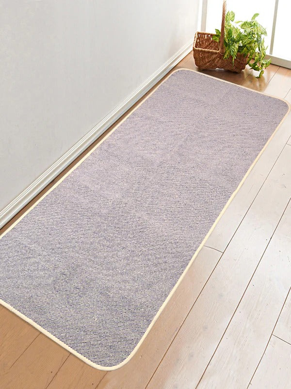 Saral Home Plain Solid Cotton Anti Slip Yoga Mat