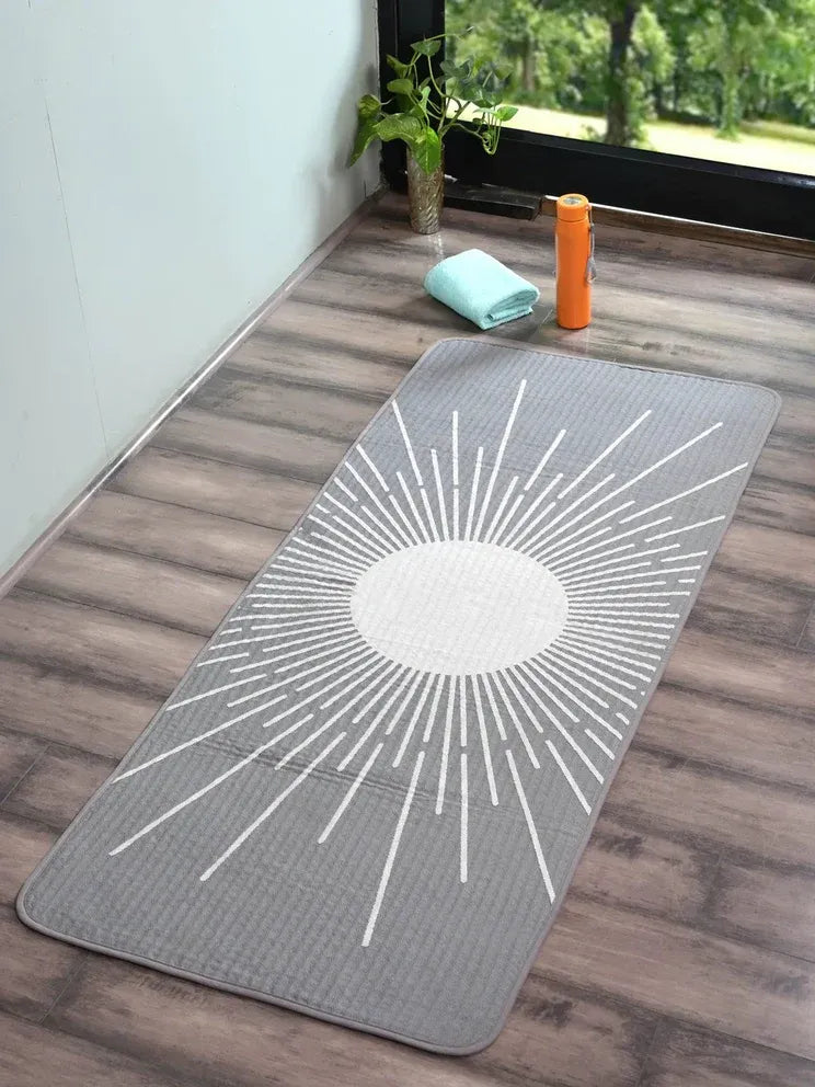 Saral Home Tapestry Sun Anti Slip Yoga Mat