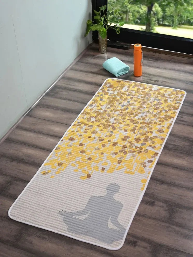 Saral Home Breathe Tapestry Anti Slip Yoga Mat