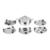 Vinod Platinum Tri-Ply Multipurpose Kadai 26cm with 5 Plates 4L