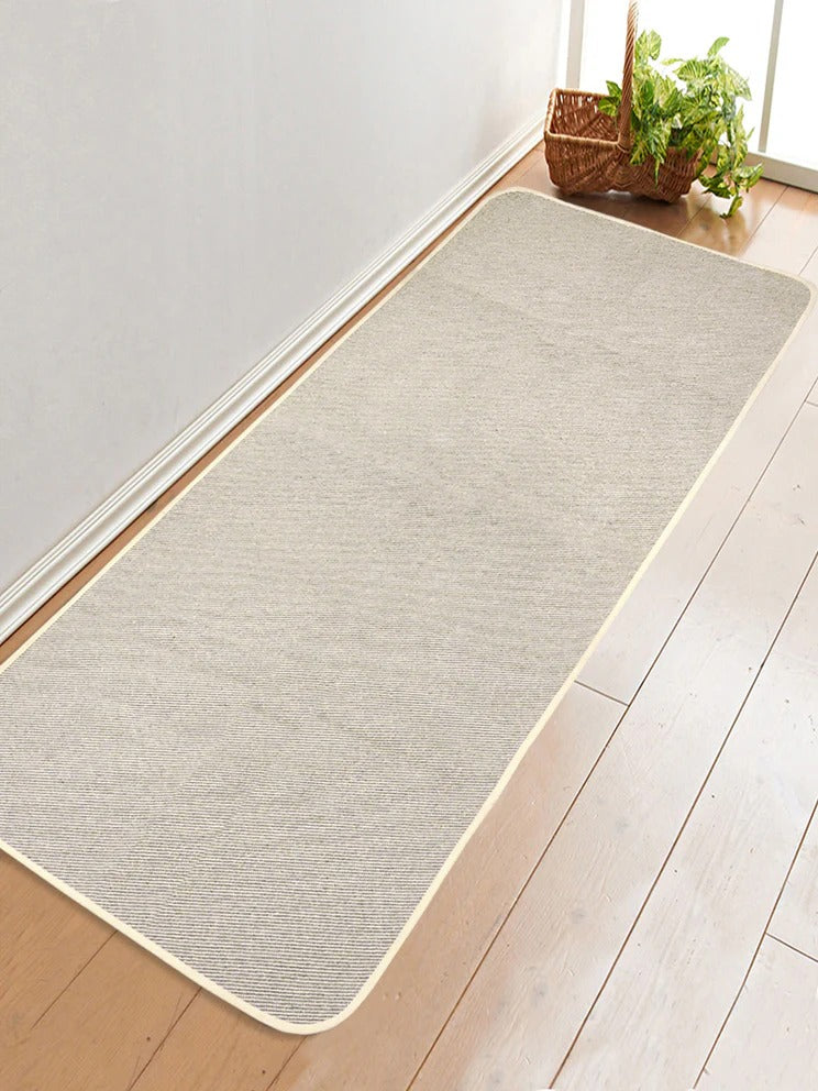 Saral Home Plain Solid Cotton Anti Slip Yoga Mat