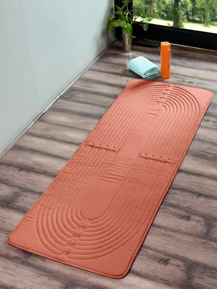 Saral Home Oval Anti Slip Yoga Mat