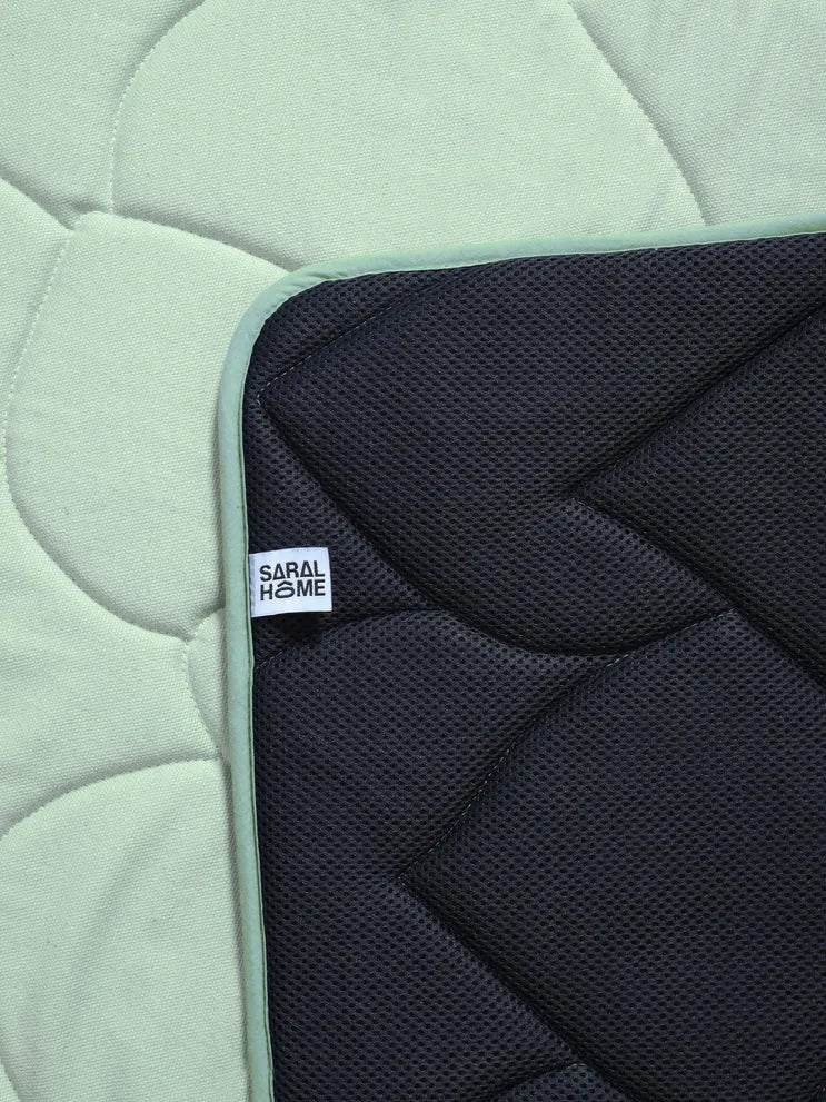 Saral Home Flower Anti Slip Yoga Mat