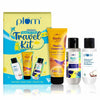 Plum Unisex Head To Toe Travel Kit | Hawaiian Rumba Shower Gel | Coconut Milk & Peptides Shampoo | Vanilla Caramello Body Lotion